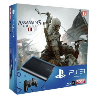   Комплект «Sony PS3 Super Slim (500 Gb) (CECH-4008C)» + игра «Assassin's Creed 3»