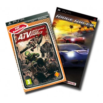 Гонки / Racing  Комплект «Ridge Racer»+ «ATV Off Road Fury Pro» (Essentials) [PSP, русская документация]