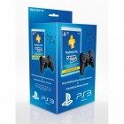 Джойстики для Playstation 3  PS3: Комплект «Контроллер черный (DS Wireless Black: CECH-ZC2EBL)» + «PlayStation Plus Card 90 Days: