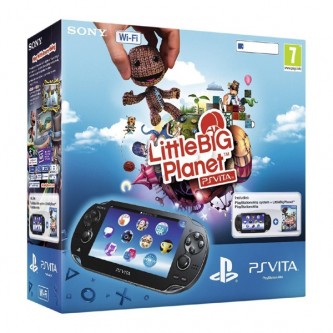 Консоль PS Vita  Комплект Sony PS Vita WiFi Black Rus (PCH-1008ZA01) + PSN код активации LittleBigPlanet + Карта памя