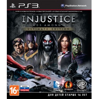 Драки / Fighting  Injustice: Gods Among Us Ultimate Edition [PS3, русские субтитры]