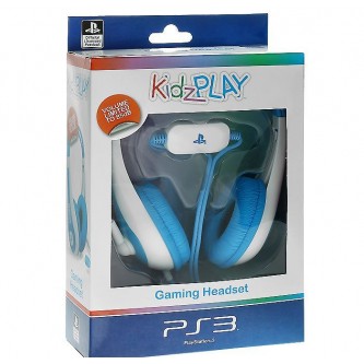 Гарнитура для Playstation 3  PS3: Kidz Play Детская Игровая Стерео Гарнитура голубая (Kidz Play Stereo Gaming Headset: A4T)