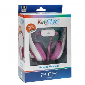 Гарнитура для Playstation 3  PS3: Kidz Play Детская Игровая Стерео Гарнитура розовая (Kidz Play Stereo Gaming Headset: KP803P: A4