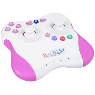 Джойстики для Playstation 3  PS3: Kidz Play Детский Контроллер Adventure розовый (Kidz Play Adventure Gaming Pad: KP801P: A4T)