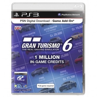 Гонки / Race  Gran Turismo 6. Игровая валюта (дополнение). Карта оплаты 1 млн. кредитов