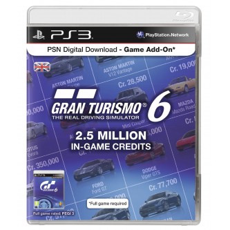 Гонки / Race  Gran Turismo 6. Игровая валюта (дополнение). Карта оплаты 2,5 млн. кредитов