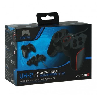 Джойстики для Playstation 3  PS3, PC: Проводной контроллер VX-2 (VX-2 Wired Controller: Gioteck)